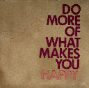 Yett tiles - Fliese/Untersetzer - Do more of what makes you happy - taupe/cherry
