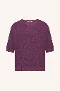 By Bar - Neva Slub Top - 1309 grape wine