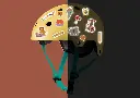 Modern Kids Art - Set Reflektierende Sticker Schulstart DIN A6
