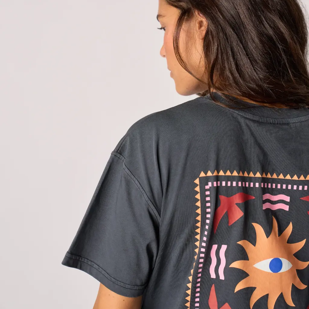 Billybelt - Tshirt Bio-Baumwolle - black over dyed