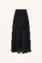 By Bar - Myra Viscose Skirt - 860 black