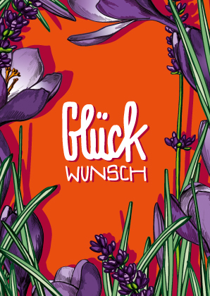 Nobis Design - Postkarte - illi - PONKO Glückwunsch