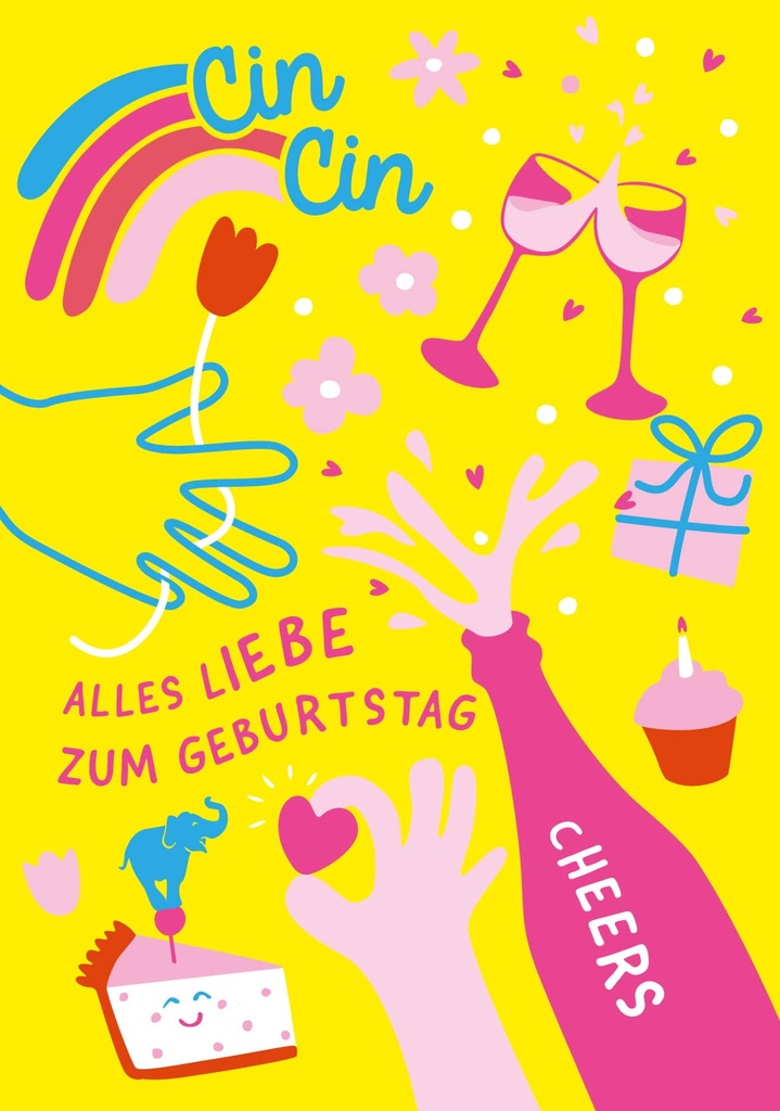 Nobis Design - Postkarte - poppins - Cin Cin
