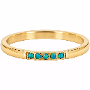 Charmins - R1126 - Ring with four turquoise stones