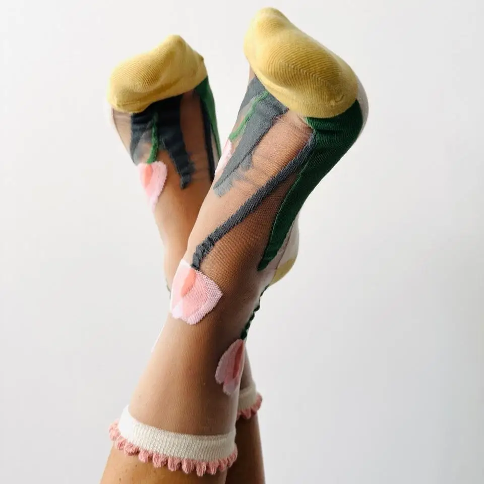 Sockette - Transparente Socken - Tulipe - Tulpe