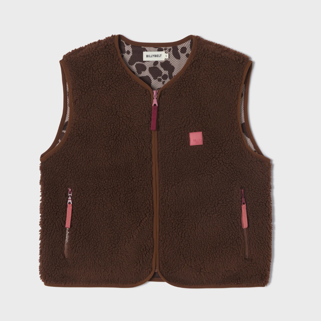 Billybelt - Sherpa Weste ärmellos - Brown