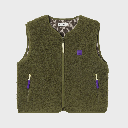 Billybelt - Sherpa Weste ärmellos - Olive green