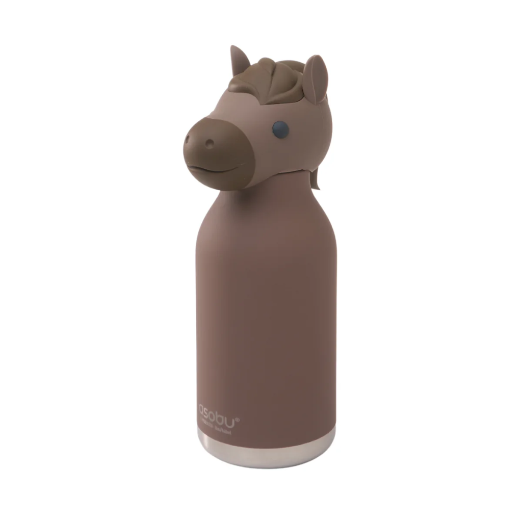 Asobu - Horse Bestie Bottle - Stainless steel water bottle - Trinkflasche für Kinder (Pferd)