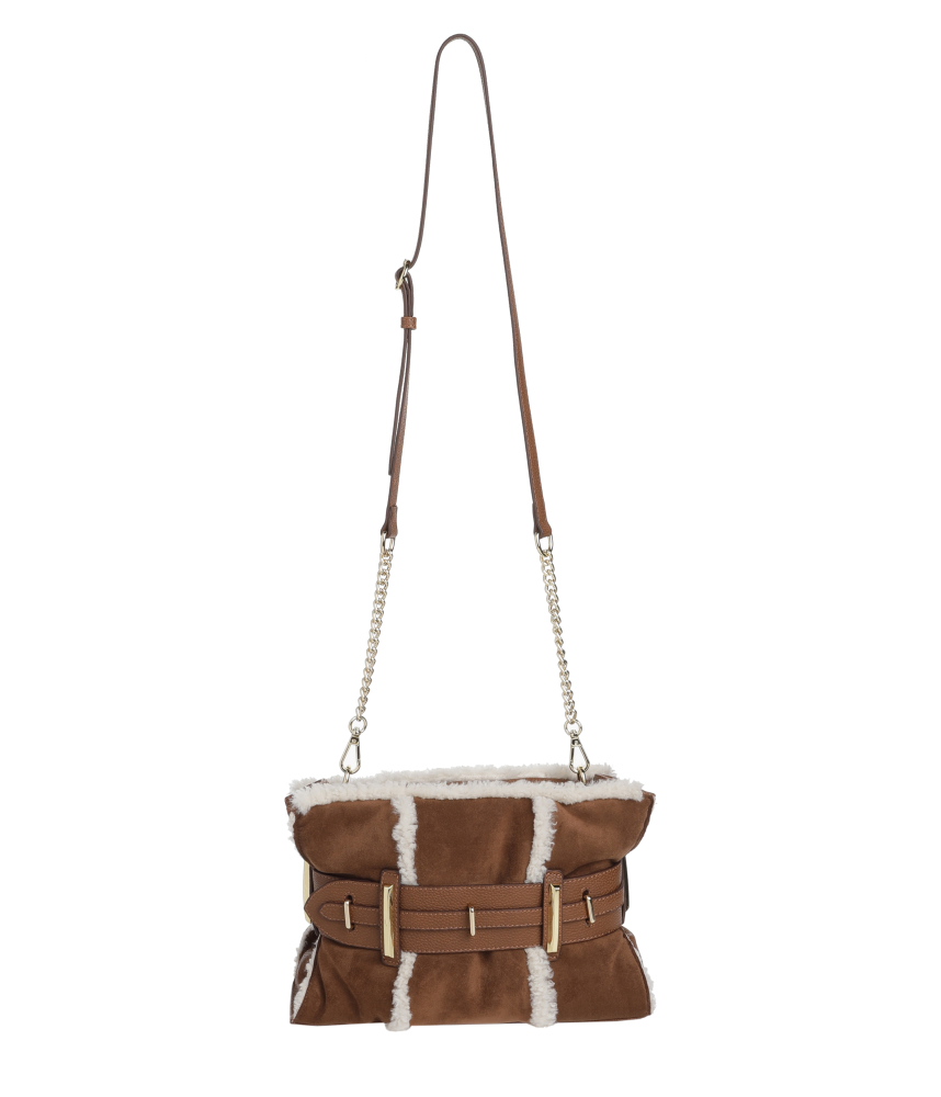Caroline Biss - Handtasche Fell Karamell