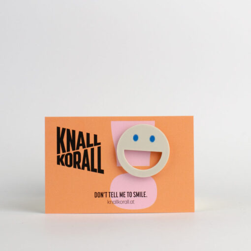 Knallkorall - Pin - Smiley - Cloud