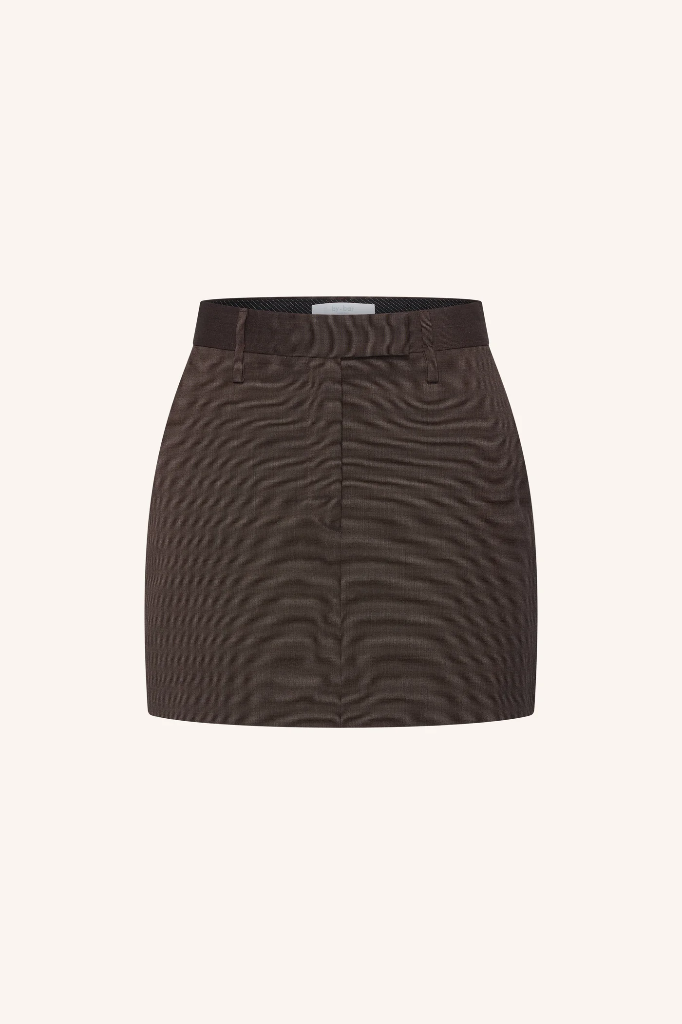 By Bar - Ginny skirt - 785 dark brown