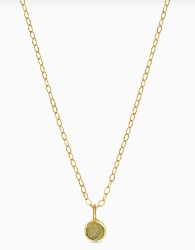Soï Copenhagen - Halskette Aya Indian Agate Necklace gold - Strength