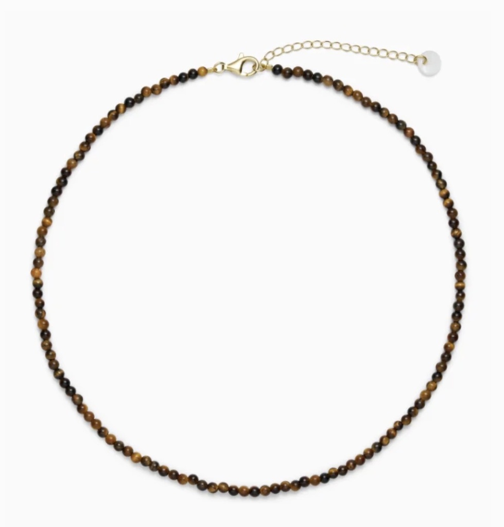 Soï Copenhagen - Kette Luna Tiger Eye Necklace - Healing