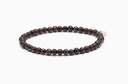 Soï Copenhagen - Armband Petite Red Tiger Eye Stretch Bracelet 4mm - Confidence