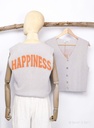 Alpaka Weste Happiness - Hellgrau