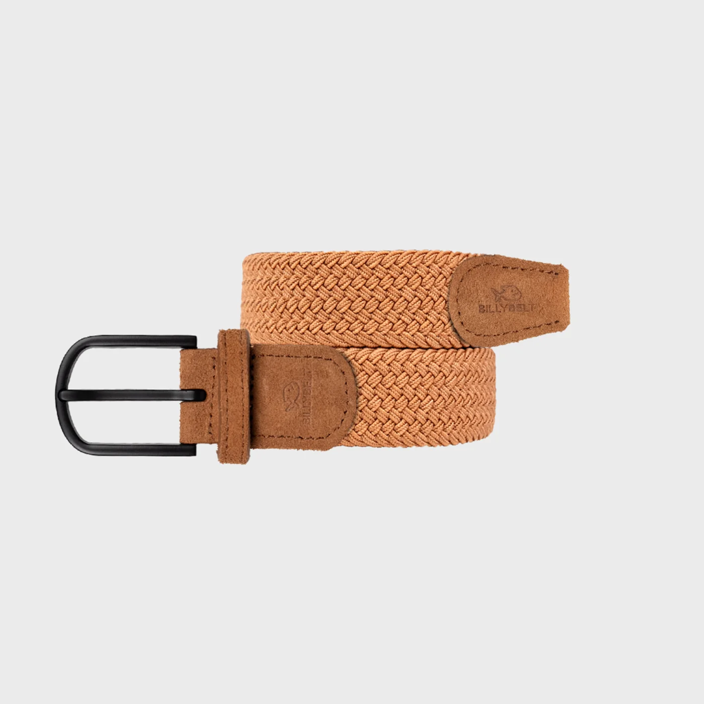Billybelt - Elastischer Flechtgürtel - Brown