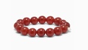 Soï Copenhagen - Armband Chunky Red Stretch Bracelet - Red Jade - Passion 12mm