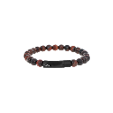 Oozoo Jewellery - Armband Red Tiger Eye bracelet 8mm silver