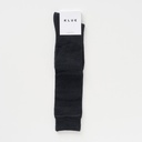 Klue - Cotton Knee High Plain Socks | black