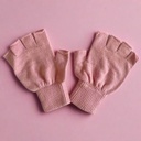 Klue - Wool fingerless gloves - pink (Fingerlose Handschuhe)