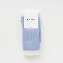Klue - Merino Wool Socks with Bands | blue (light blue white)