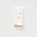 Klue - Organic cotton socks with ruffles | almond