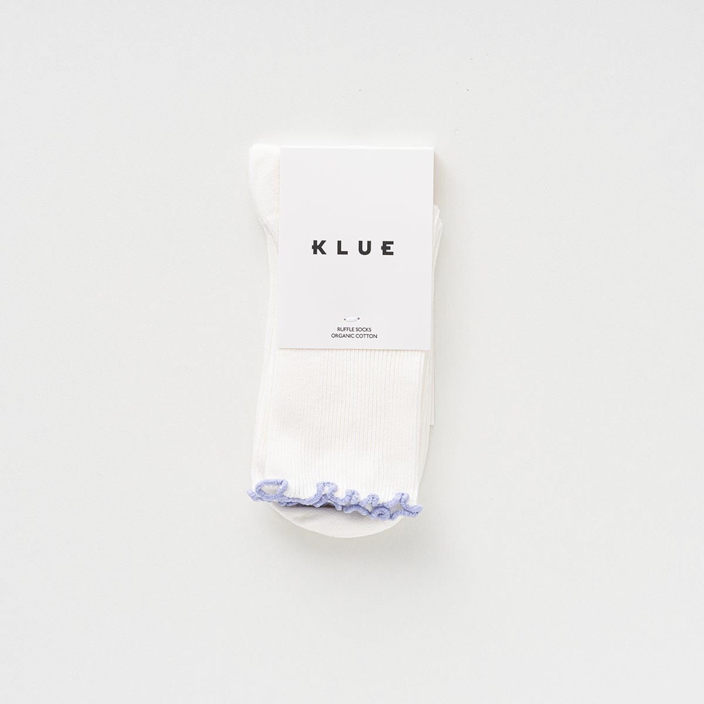 Klue - Organic cotton socks with ruffles | lilac