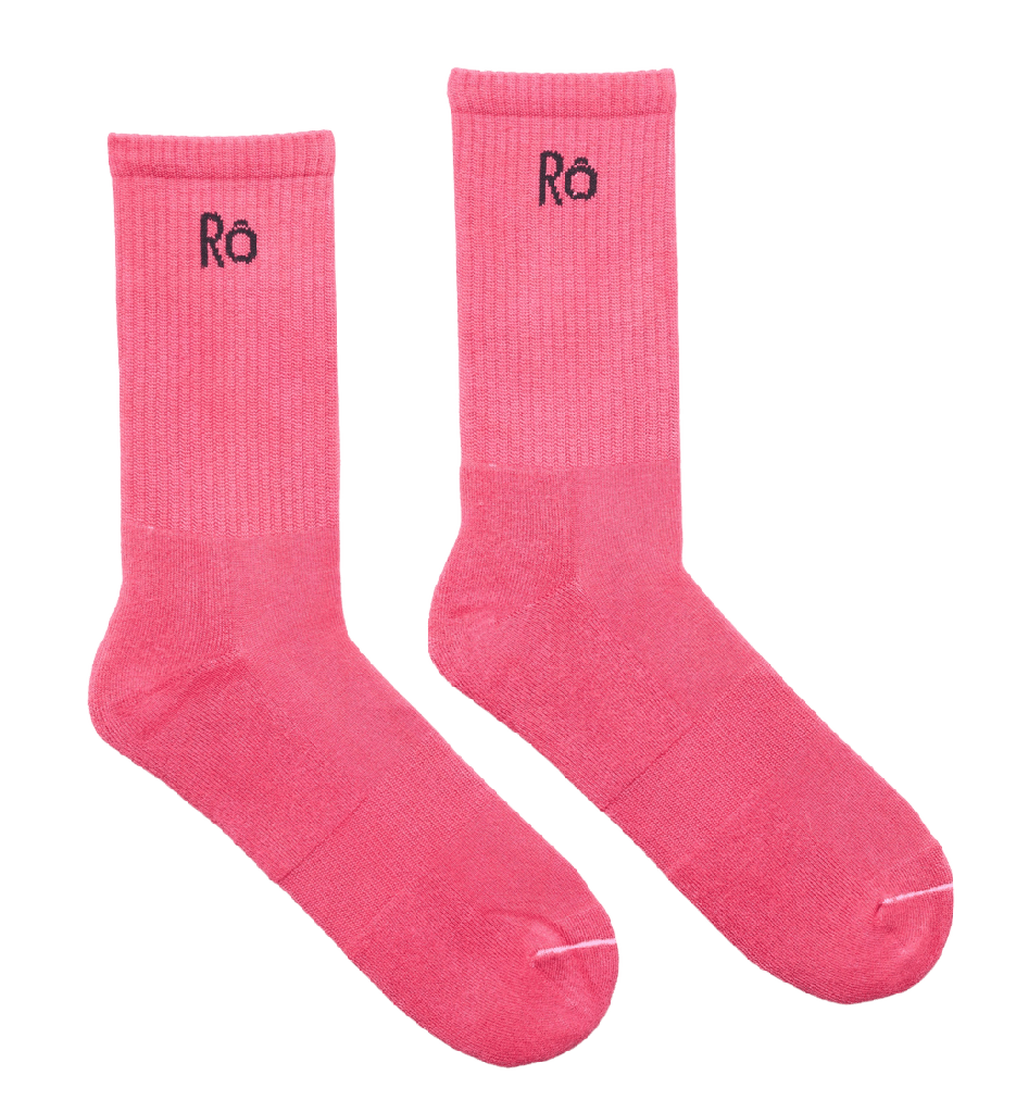 Rö - Bambussocken MONO RED