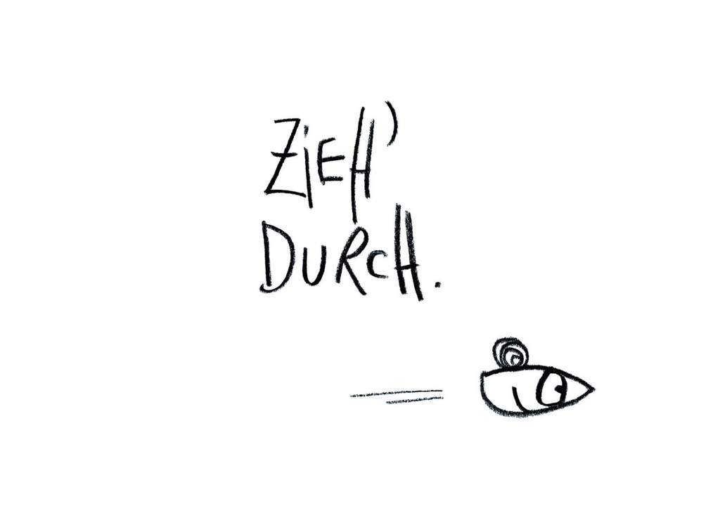 Edition Gute Geister - Postkarte - Zieh durch!