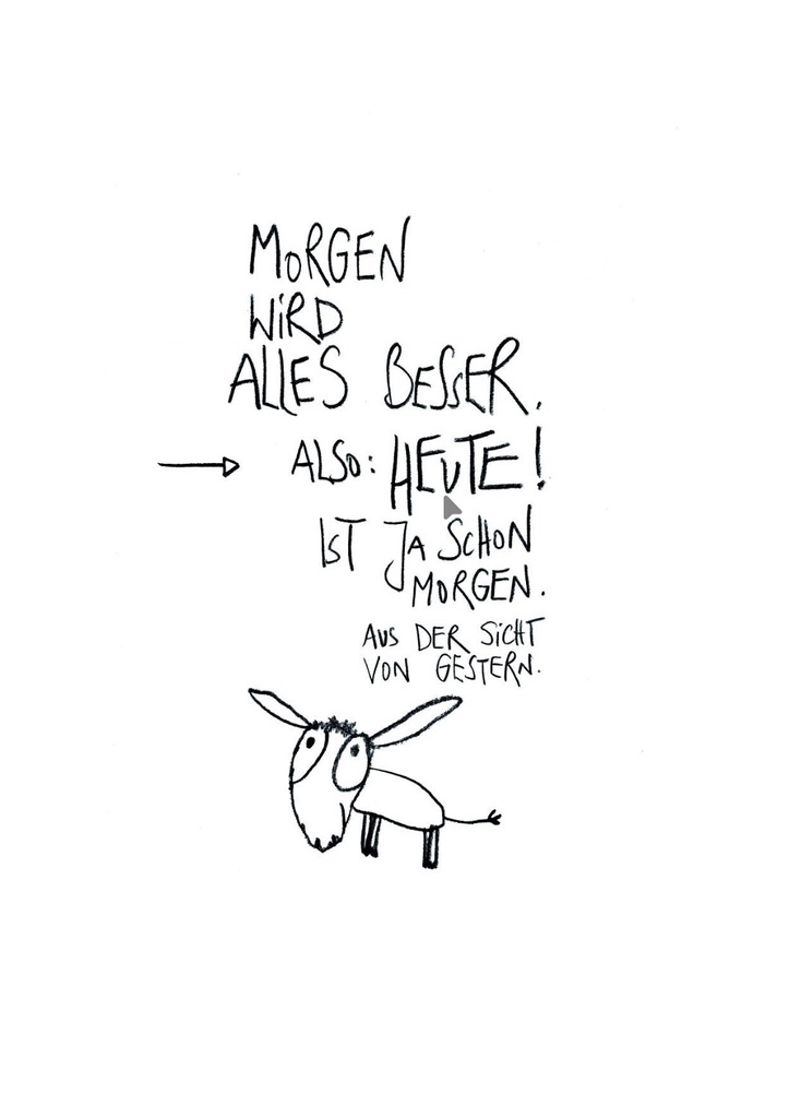 Edition Gute Geister - Postkarte - Alles besser