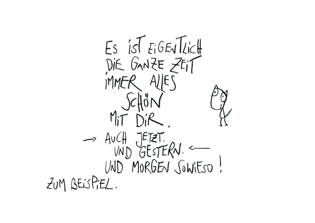 Edition Gute Geister - Postkarte - Schön mit dir!