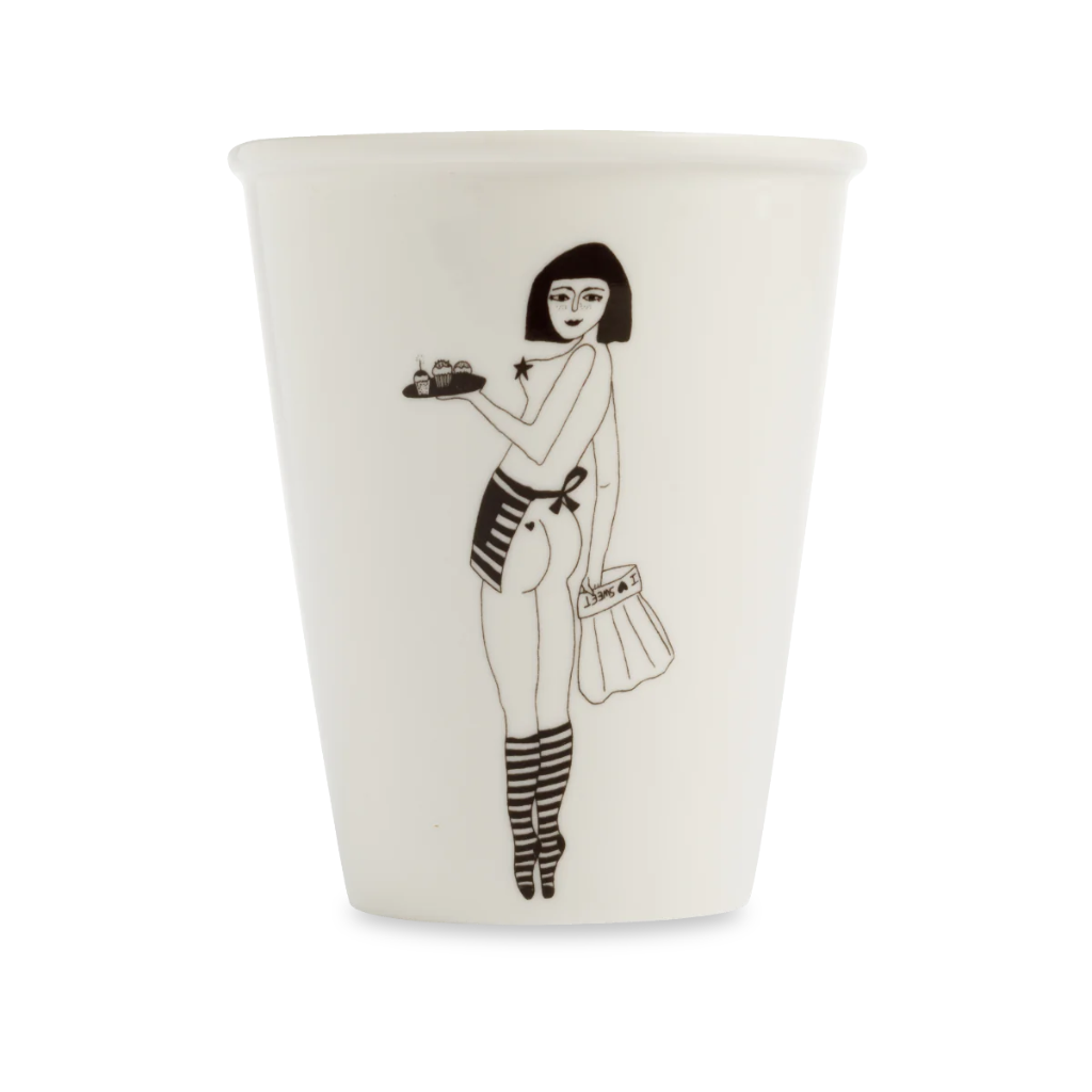 Helen B - Becher *pin-up cake girl*