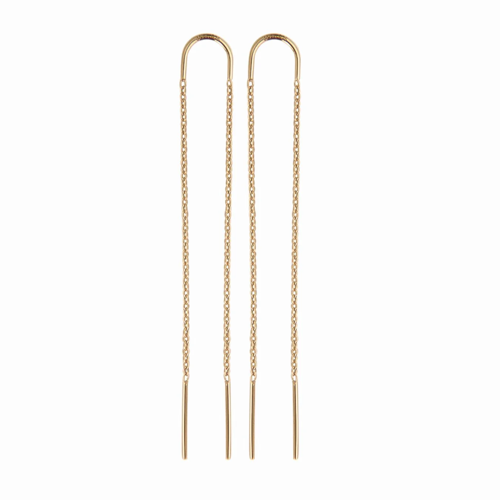 Jeberg Jewellery - Chain Earring gold 0622