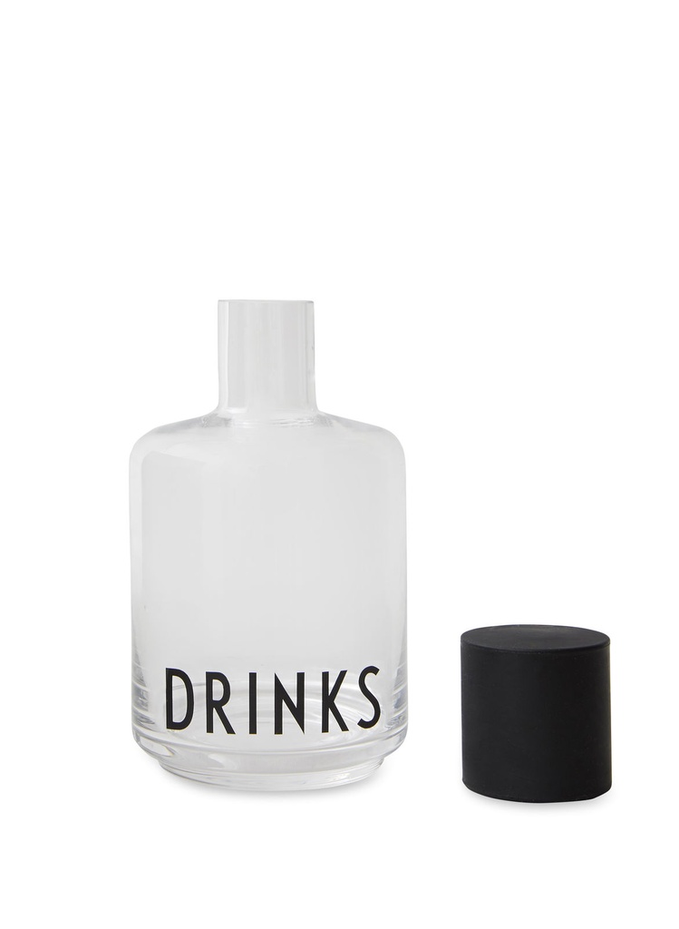 Design Letters - Carafe Small Glass DRINKS 