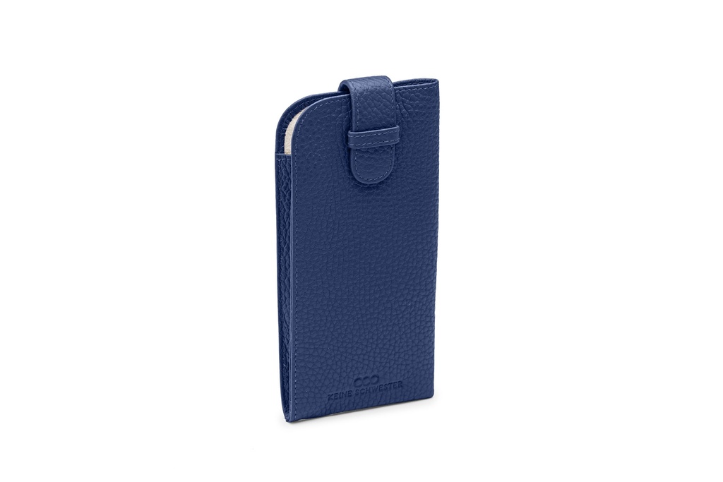 Brillenetui | royalblau | genarbt