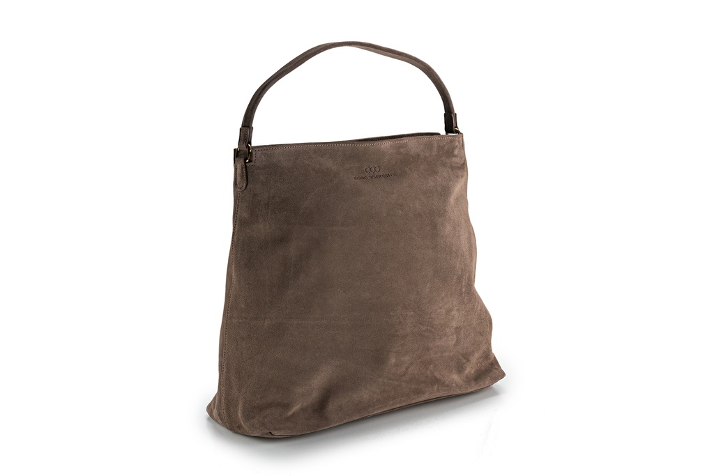 BRIT | mandel | gold | Wildleder