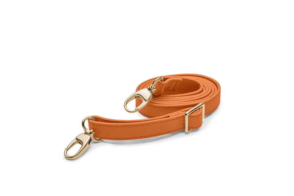 Crossbodygurt schmal | 2/88-160cm | marigold | gold | genarbt