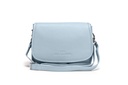 ELLA | hellblau | silber | genarbt