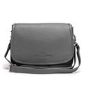 ELLA ZIP | genarbt | dunkelgrau | silber
