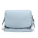 ELLA ZIP | genarbt | hellblau | silber