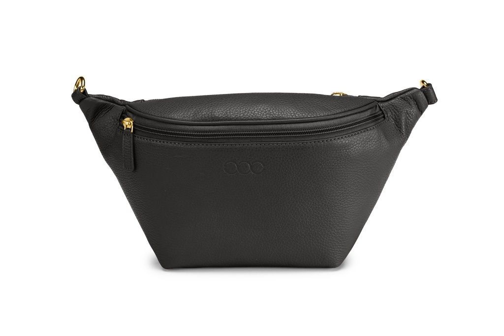 GASSI MAXI KIM | schwarz | gold | genarbt