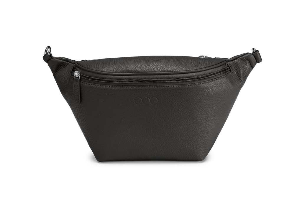 GASSI MAXI KIM | schwarz | silber | genarbt