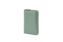 JANNE | mint | silber | genarbt