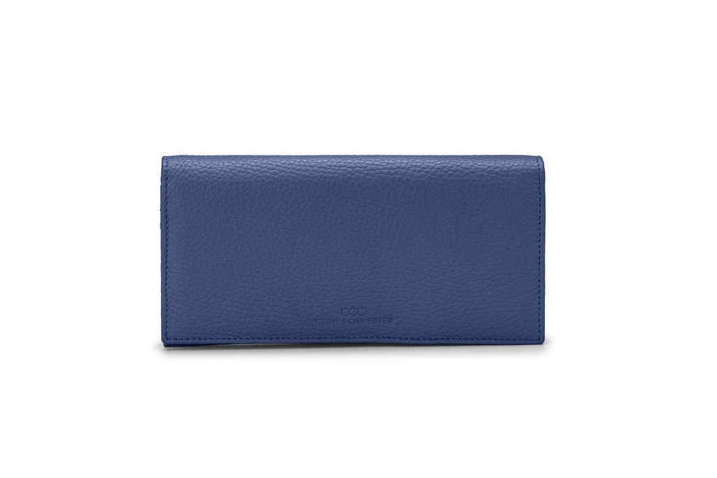 JYTTE | nachtblau | silber | genarbt