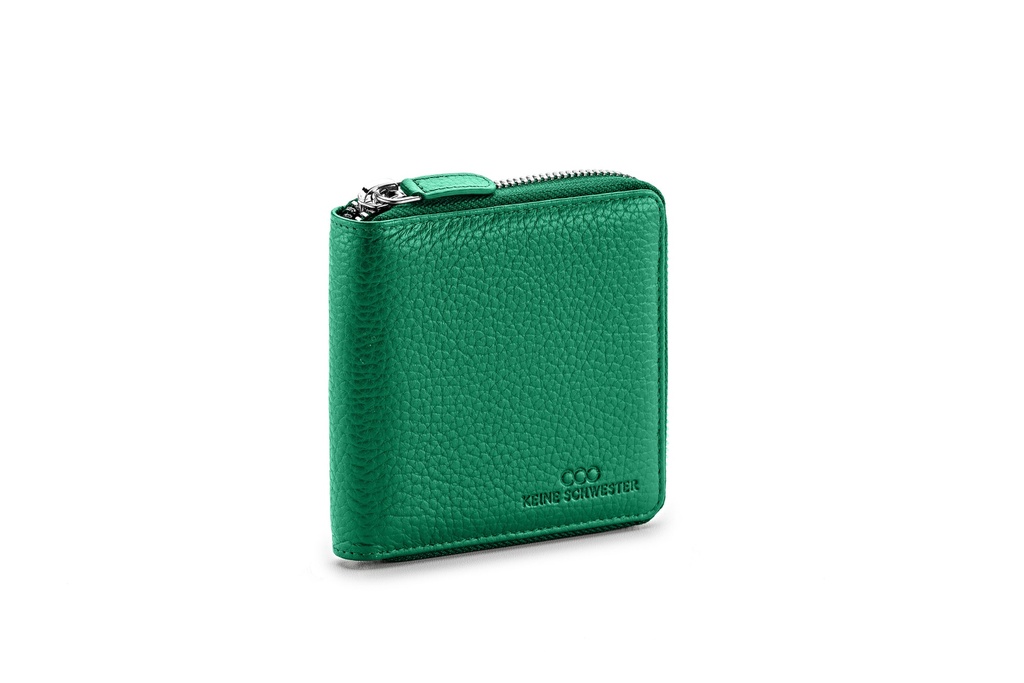 LILLE soft | smaragd | silber | genarbt