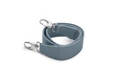 Schultergurt breit | 4/90cm | friesenblau | silber | genarbt