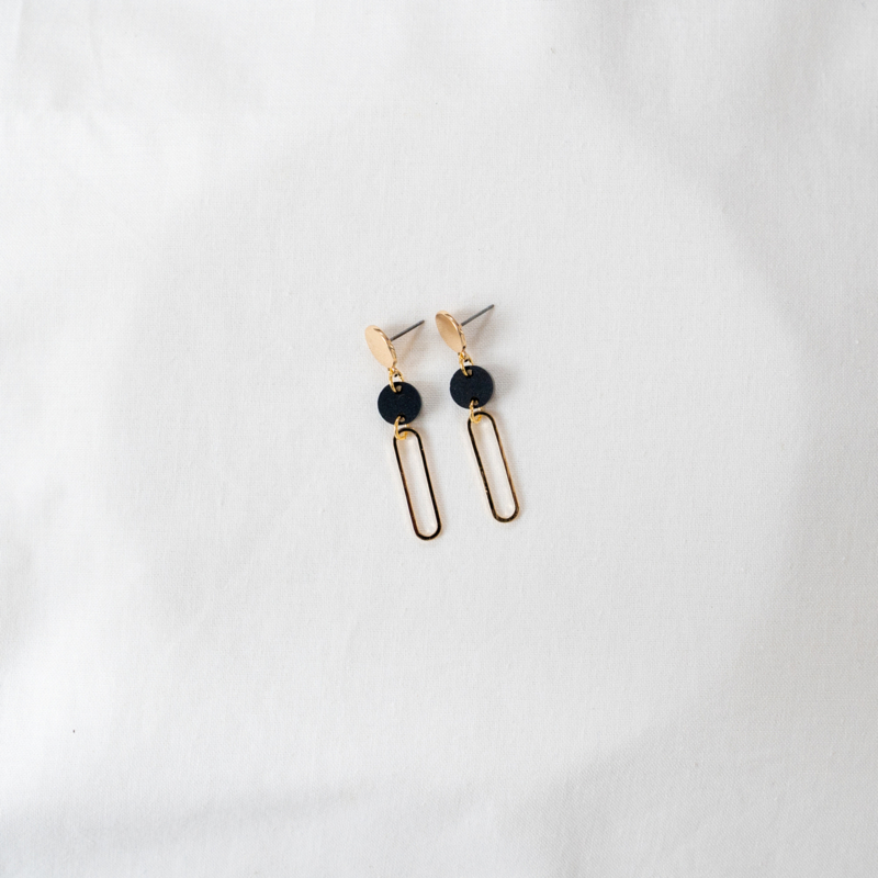 Studio Nok Nok - Ohrringe Timeless 03 Black