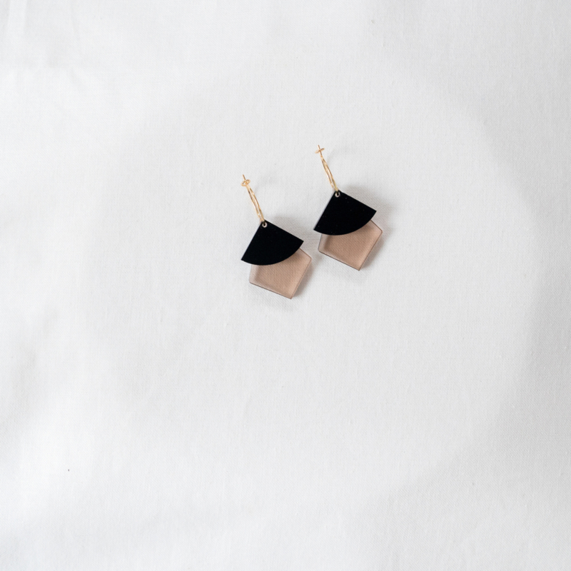 Studio Nok Nok - Ohrringe Timeless 17 Black