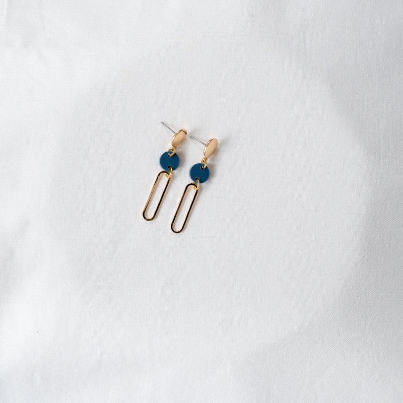 Studio Nok Nok - Ohrringe Timeless 03 Denim