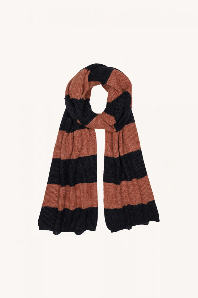 By Bar - lilly striped scarf - 758 copper